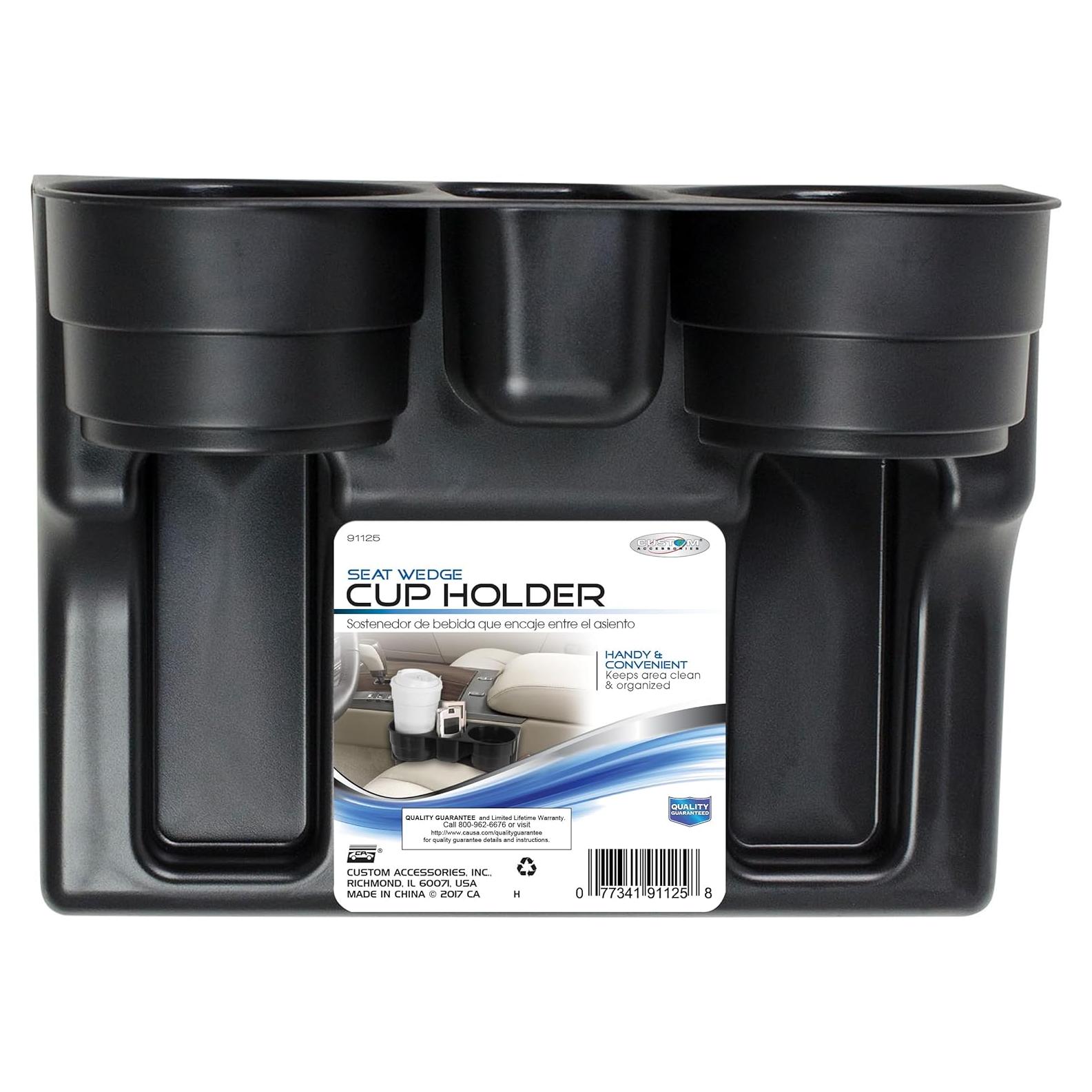 Soporte para Tazas y Teléfonos Custom Accessories Negro