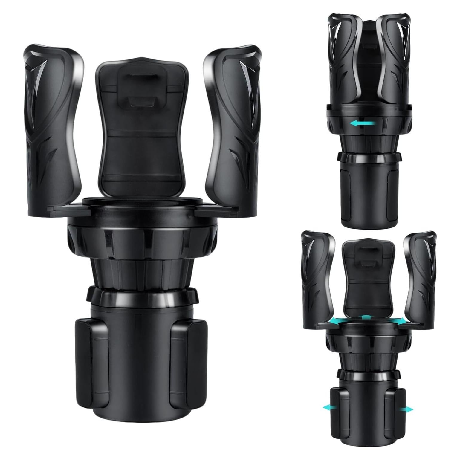 Soporte para Tazas de Auto Eclatify Ajustable Negro 23 cm