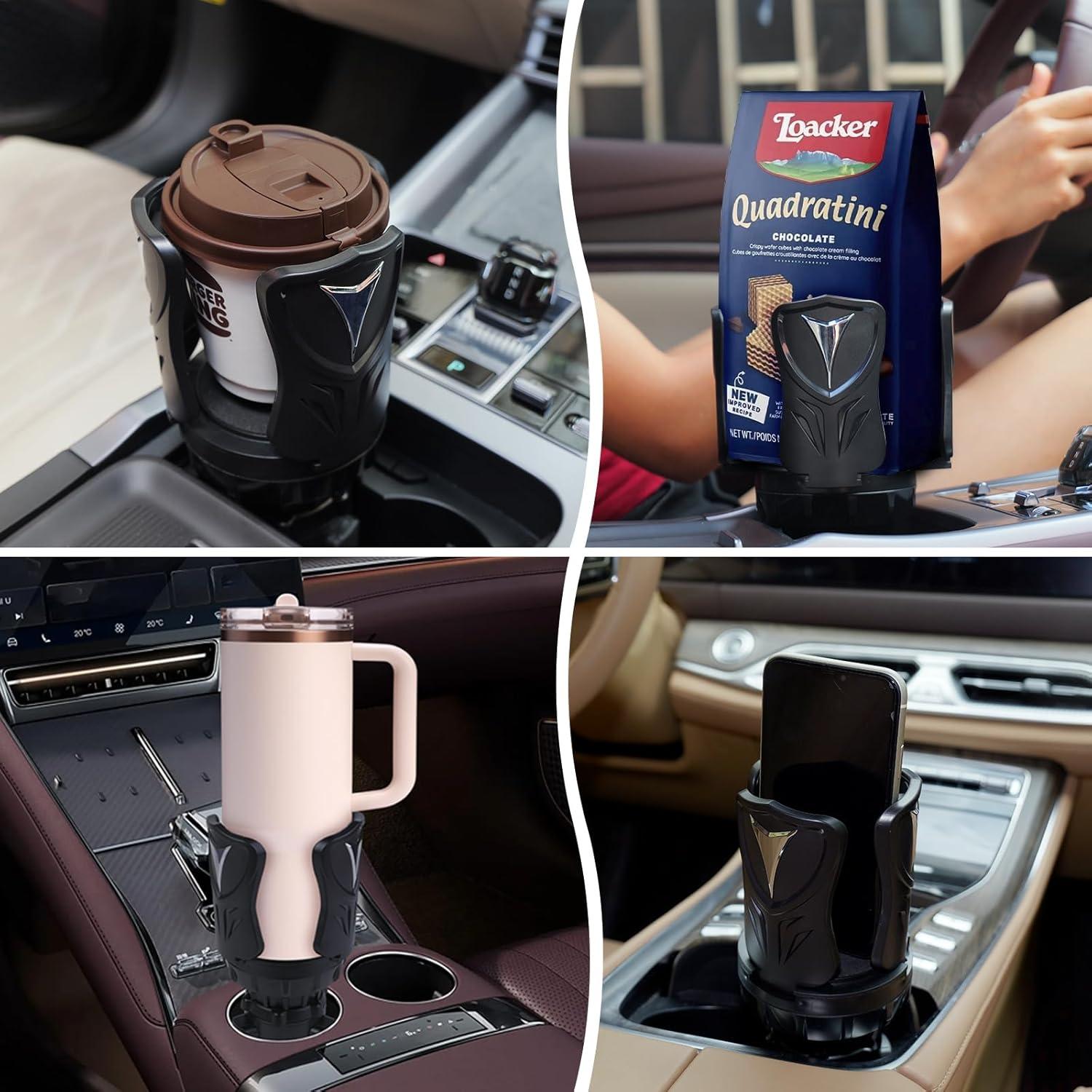 Soporte para Tazas de Auto Eclatify Ajustable Negro 23 cm