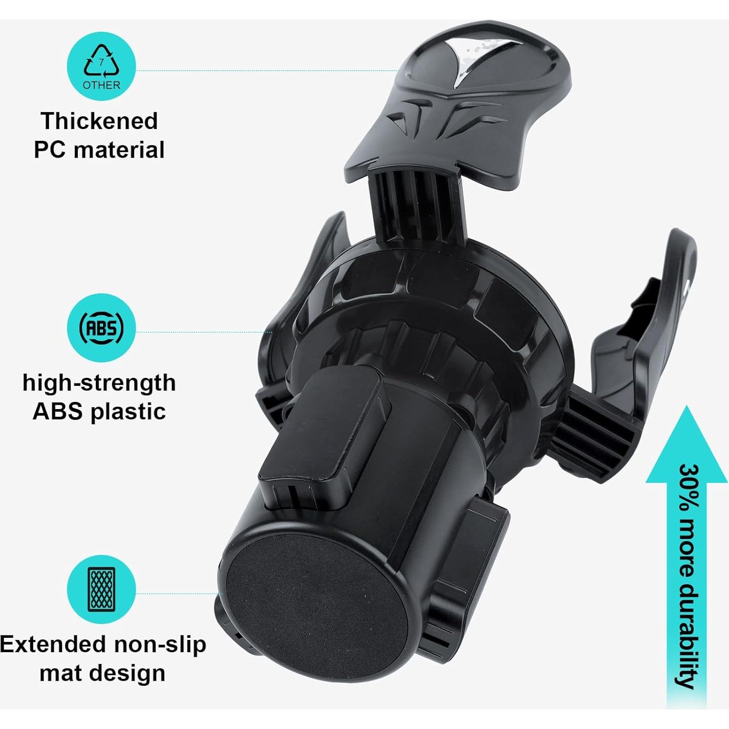 Soporte para Tazas de Auto Eclatify Ajustable Negro 23 cm