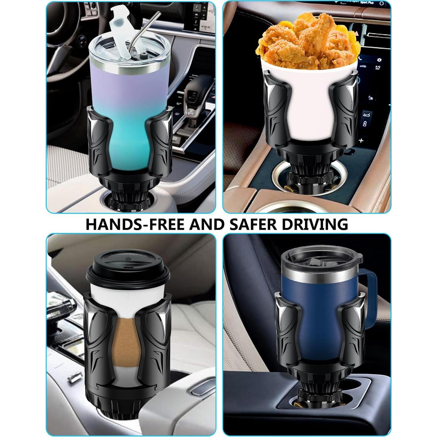 Soporte para Tazas de Coche Easkkty Ajustable Universal 6.1-13.5 cm