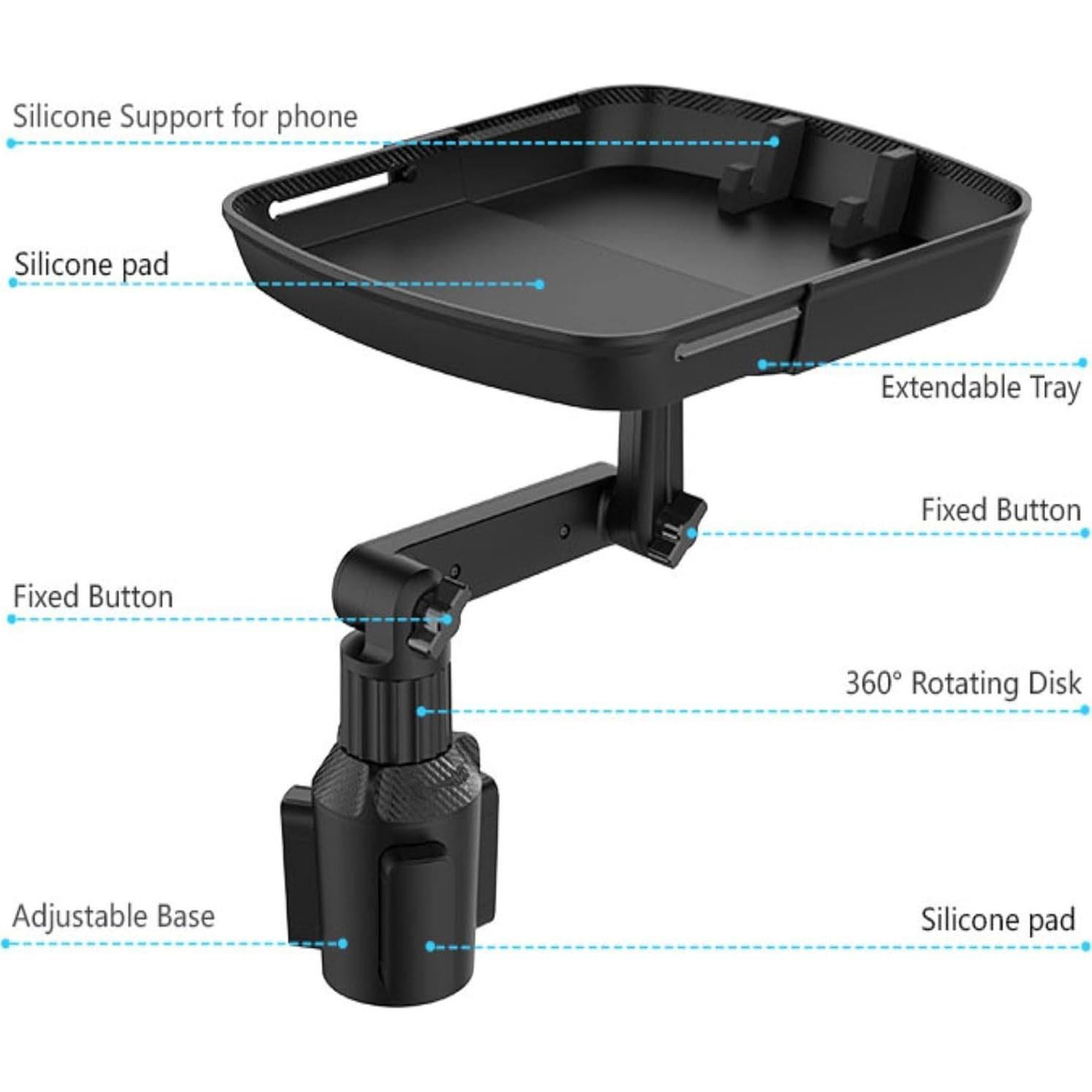 Bandeja Soporte para Tazas de Automóvil Kelofam KLF23002