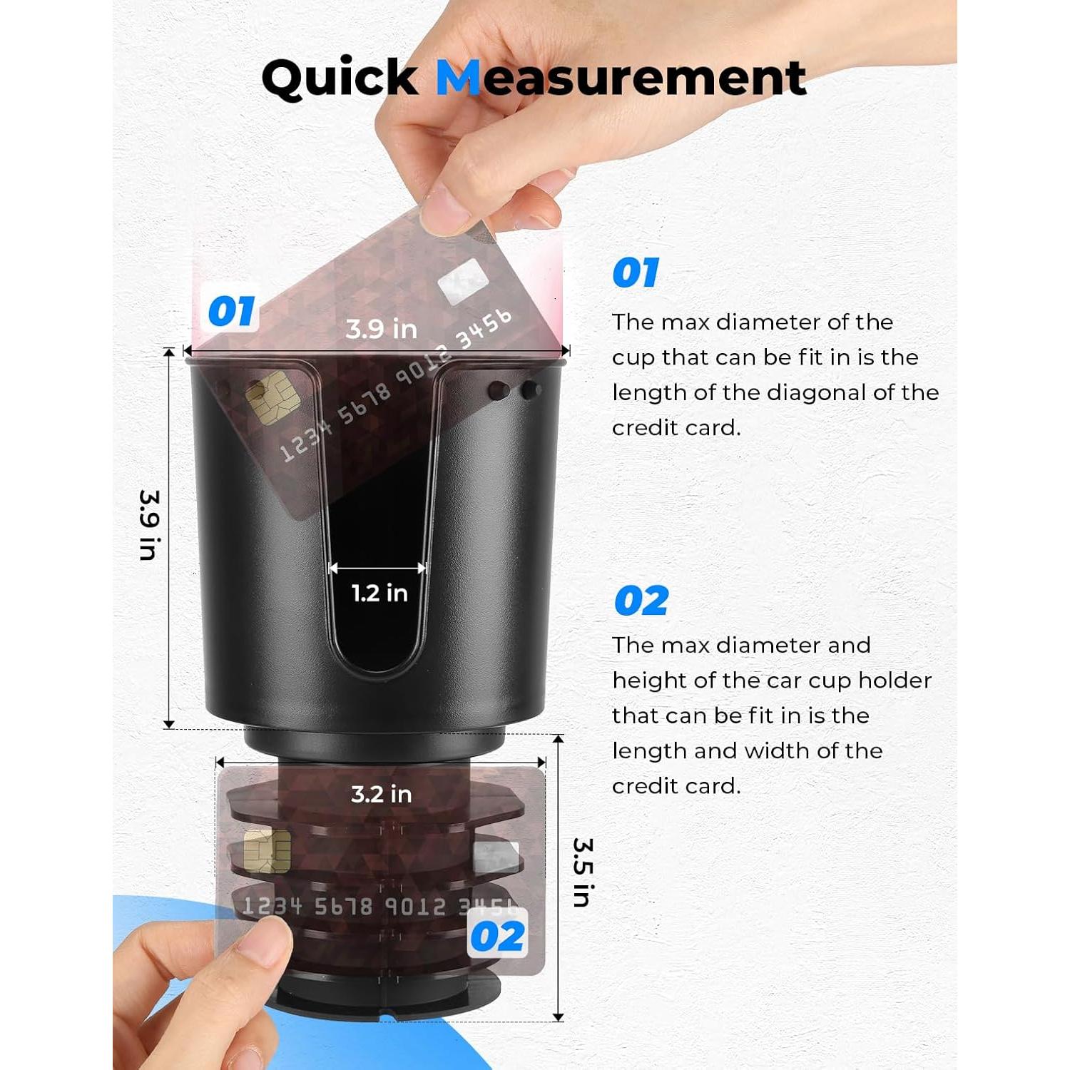 Soporte Expandible para Portavasos KEMIMOTO 18-40oz Universal
