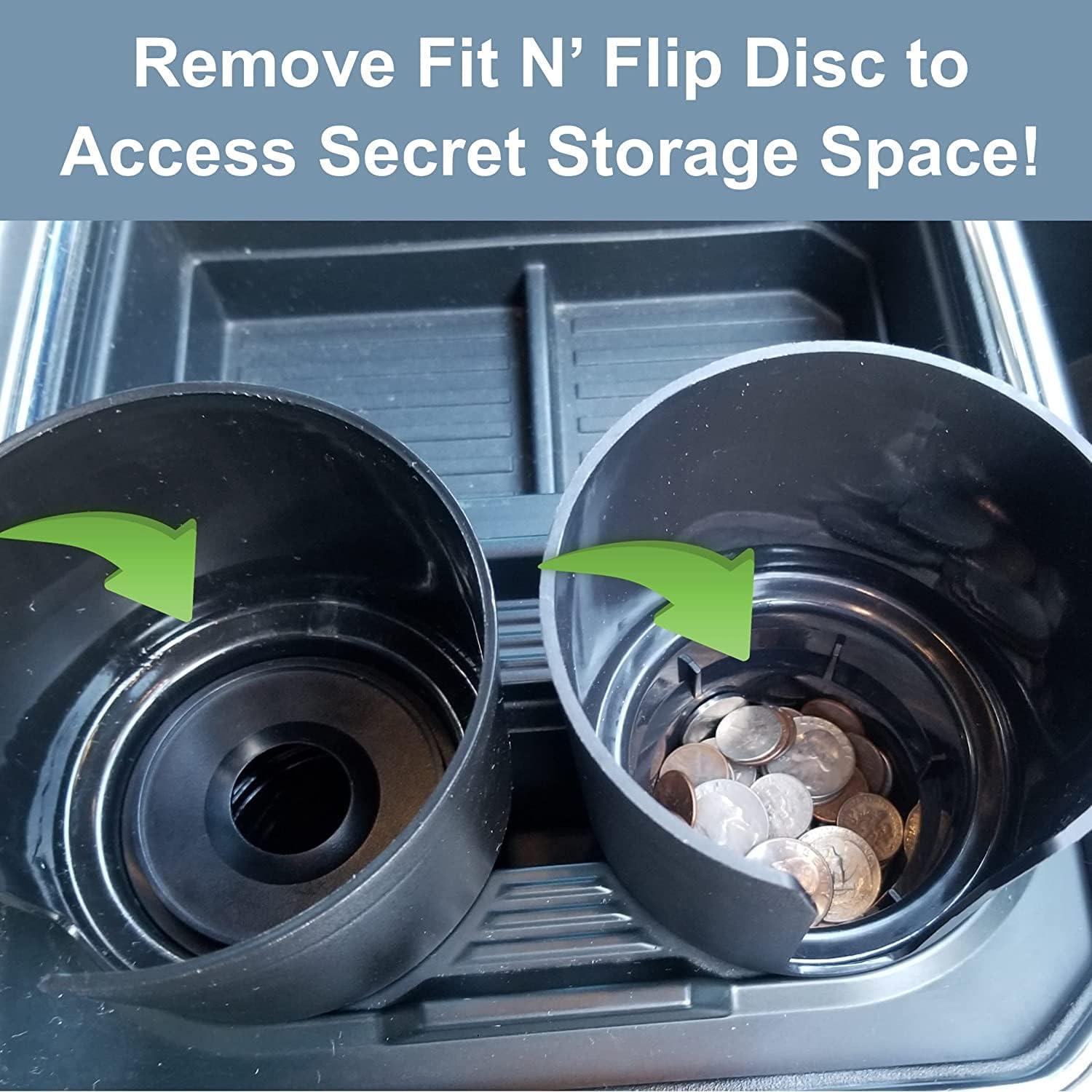 Adaptador de Portavasos Gadjit Cup Keeper Plus 2 PK Negro