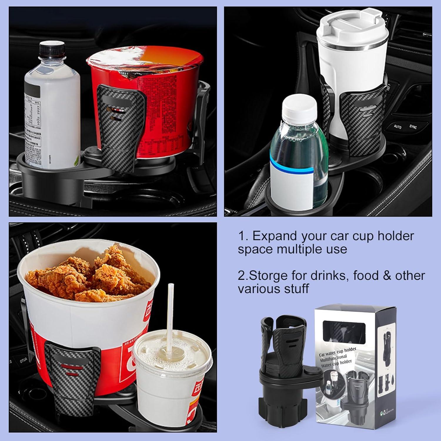 Soporte para Tazas Doble JINKEY Ajustable 360° Fibra de Carbono