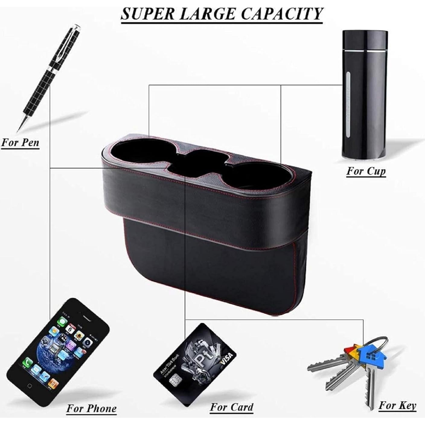 Soporte para Tazas de Coche IOKSCTER Negro Organizador Multifuncional