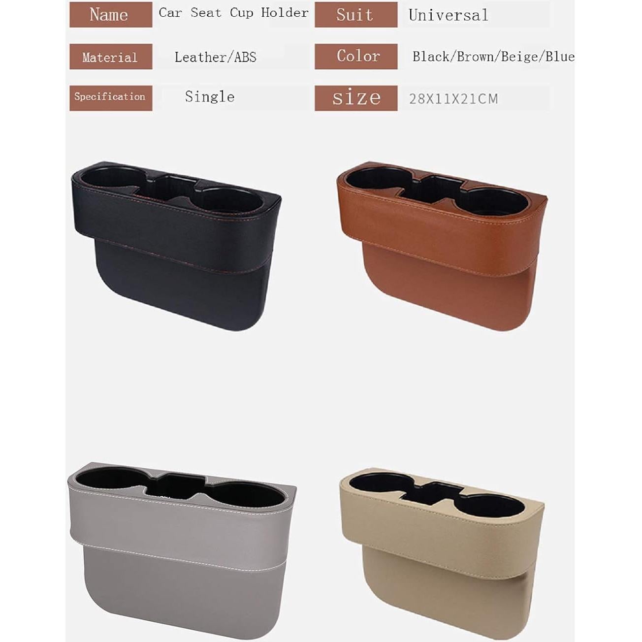 Soporte para Tazas de Coche IOKSCTER Negro Organizador Multifuncional