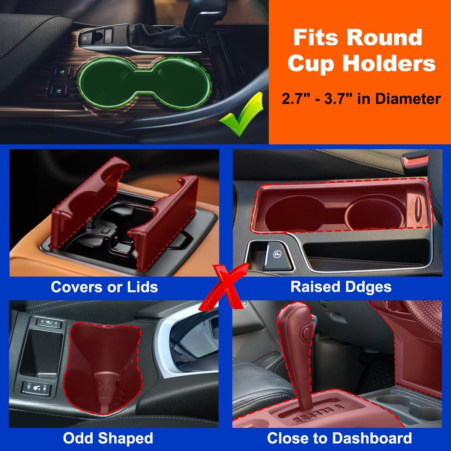 Bandeja para Portavasos Mejorada Aucurwen Giratoria 360°