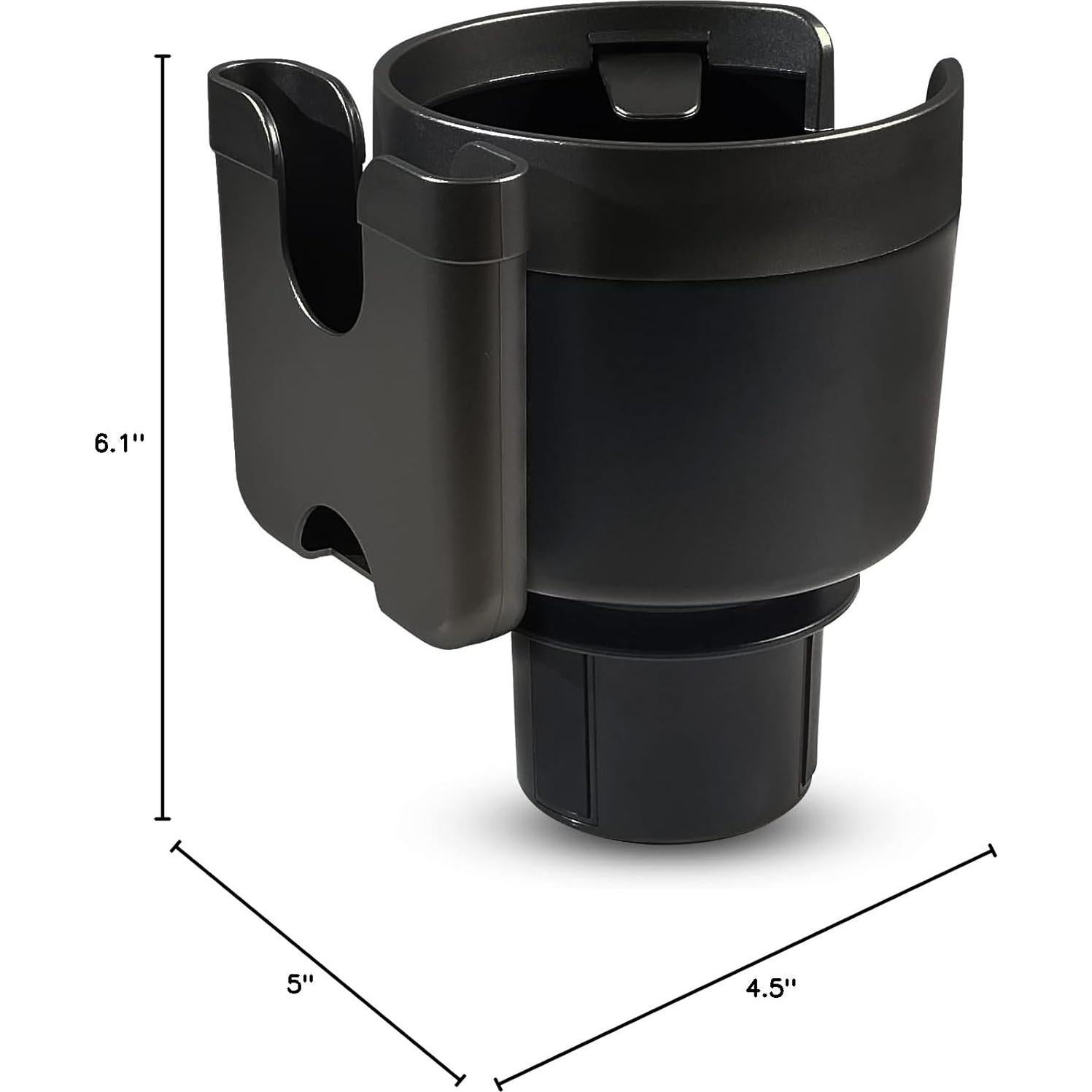 Adaptador Soporte para Taza Sojoy SJ-CH Universal Negro 12.7x11.4 cm