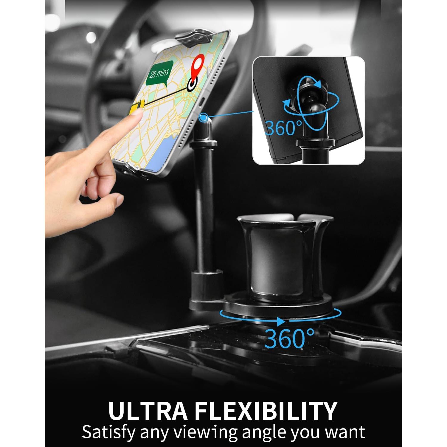 Soporte para Tablet en Portavasos Nicynin Ajustable 6-11"