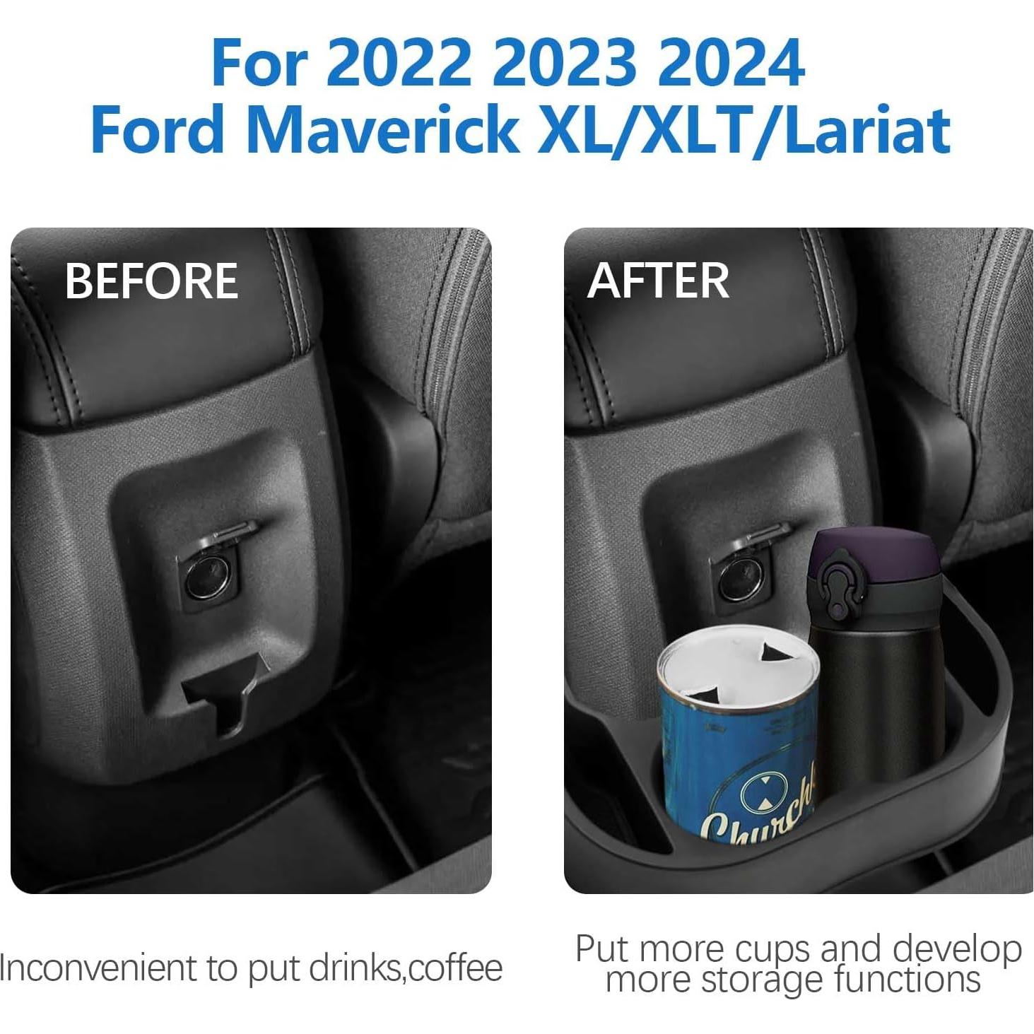 Inserto Soporte para Tazas Tesmirror Ford Maverick 2022-2024