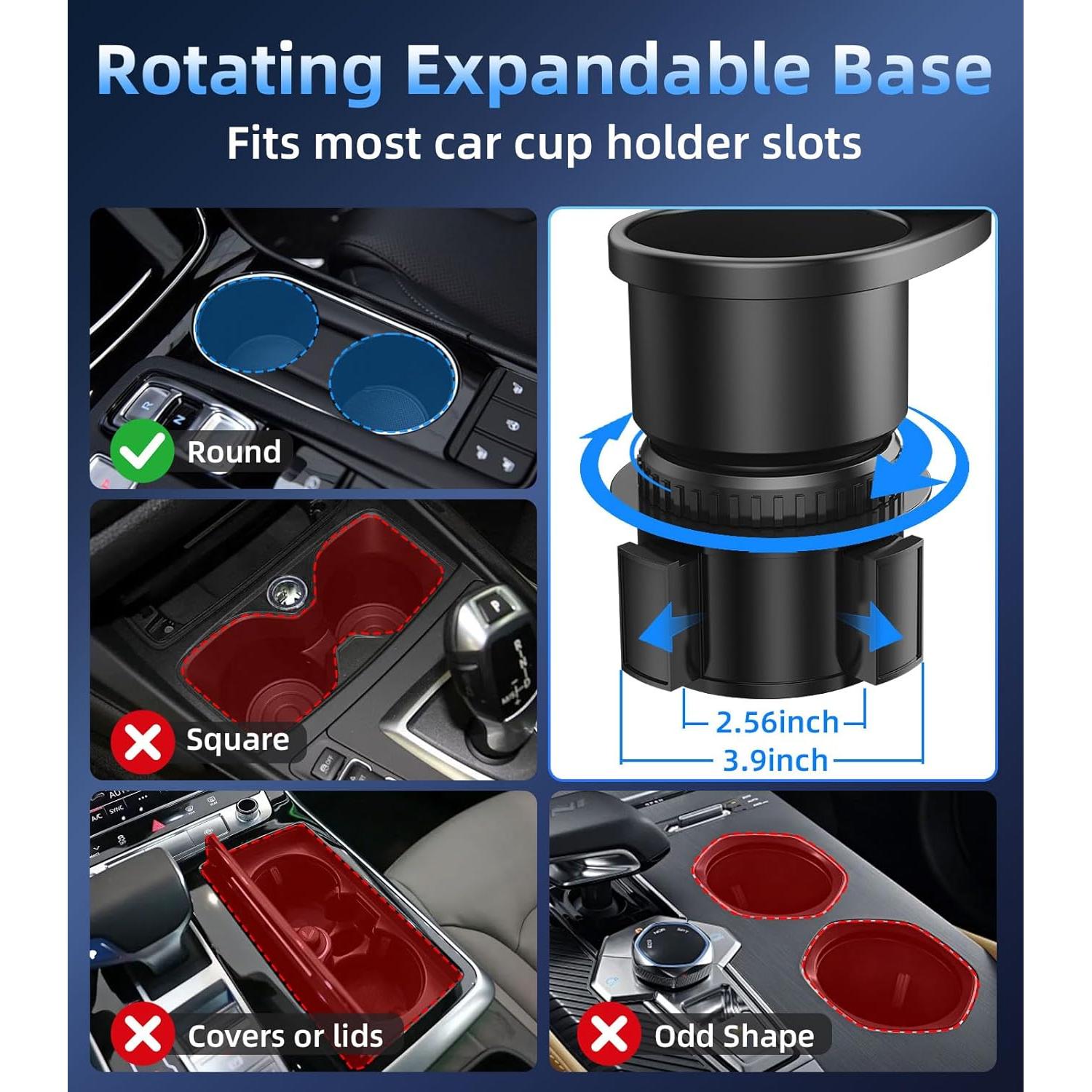 Bandeja Soporte para Tazas DICMKY Ajuste Universal 25.4 cm