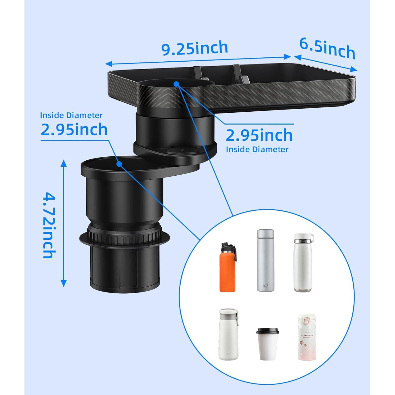 Bandeja Soporte para Tazas DICMKY Ajuste Universal 25.4 cm