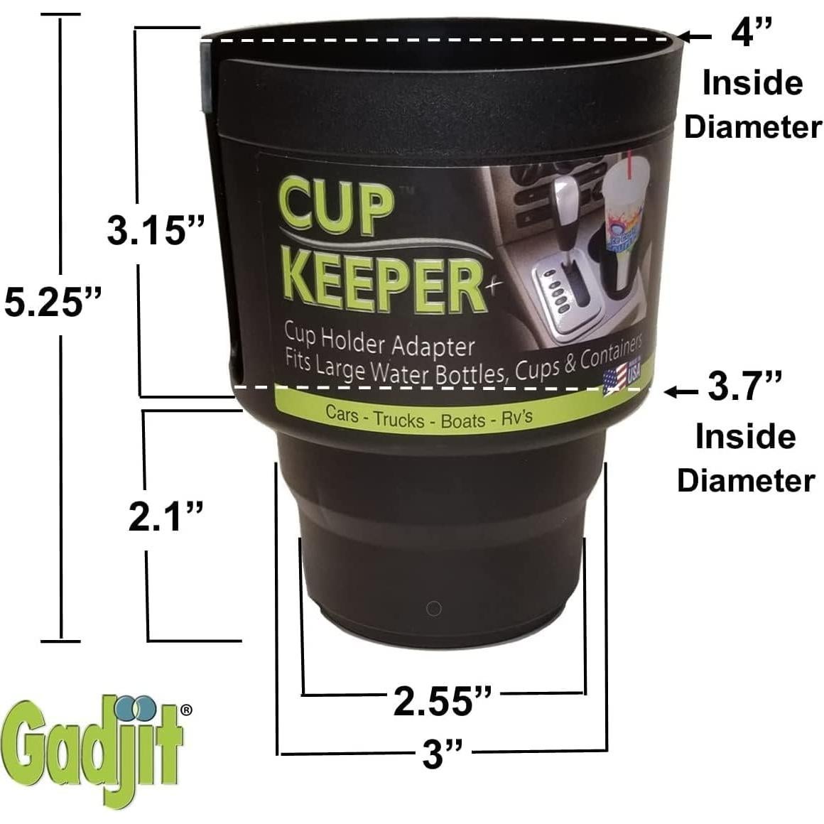 Adaptador de Soporte para Tazas Gadjit Cup Keeper Plus Marrón