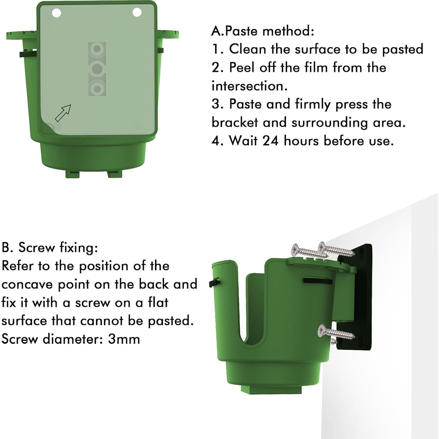 Soporte de Taza Multifuncional EDSRDUX Verde Grande