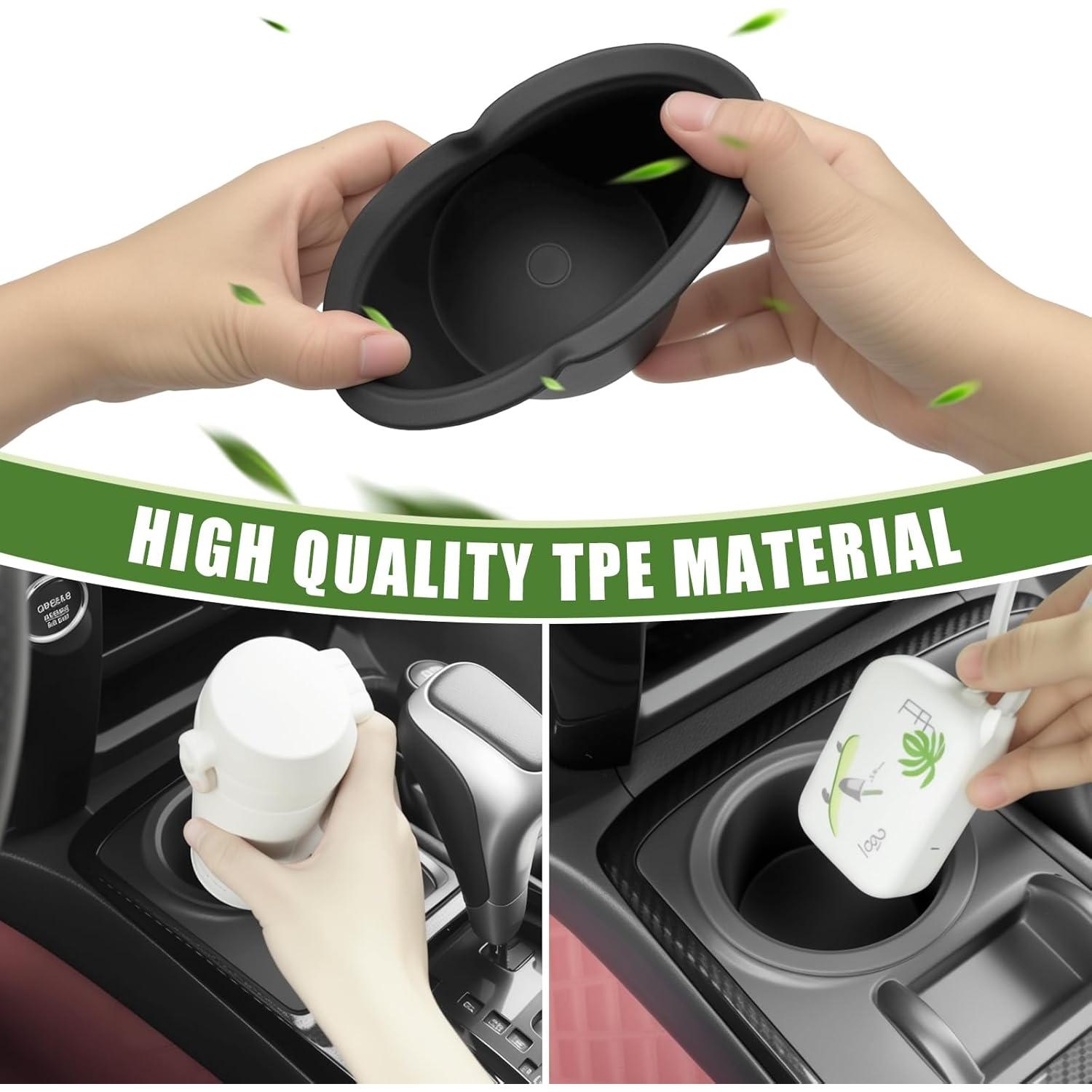 Inserto para Portavasos Qyebbk Toyota 4Runner 2010-2024 Negro