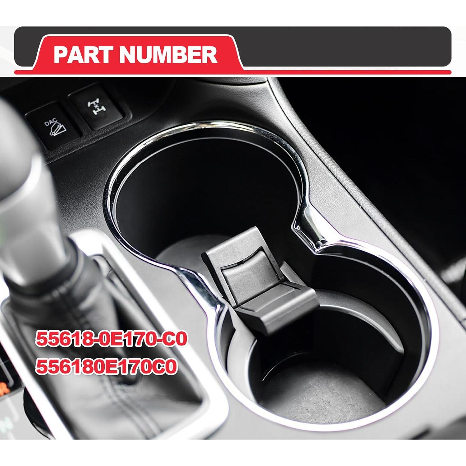 Divisor de Inserción para Portavasos Pleoos Toyota Highlander 2014-2019