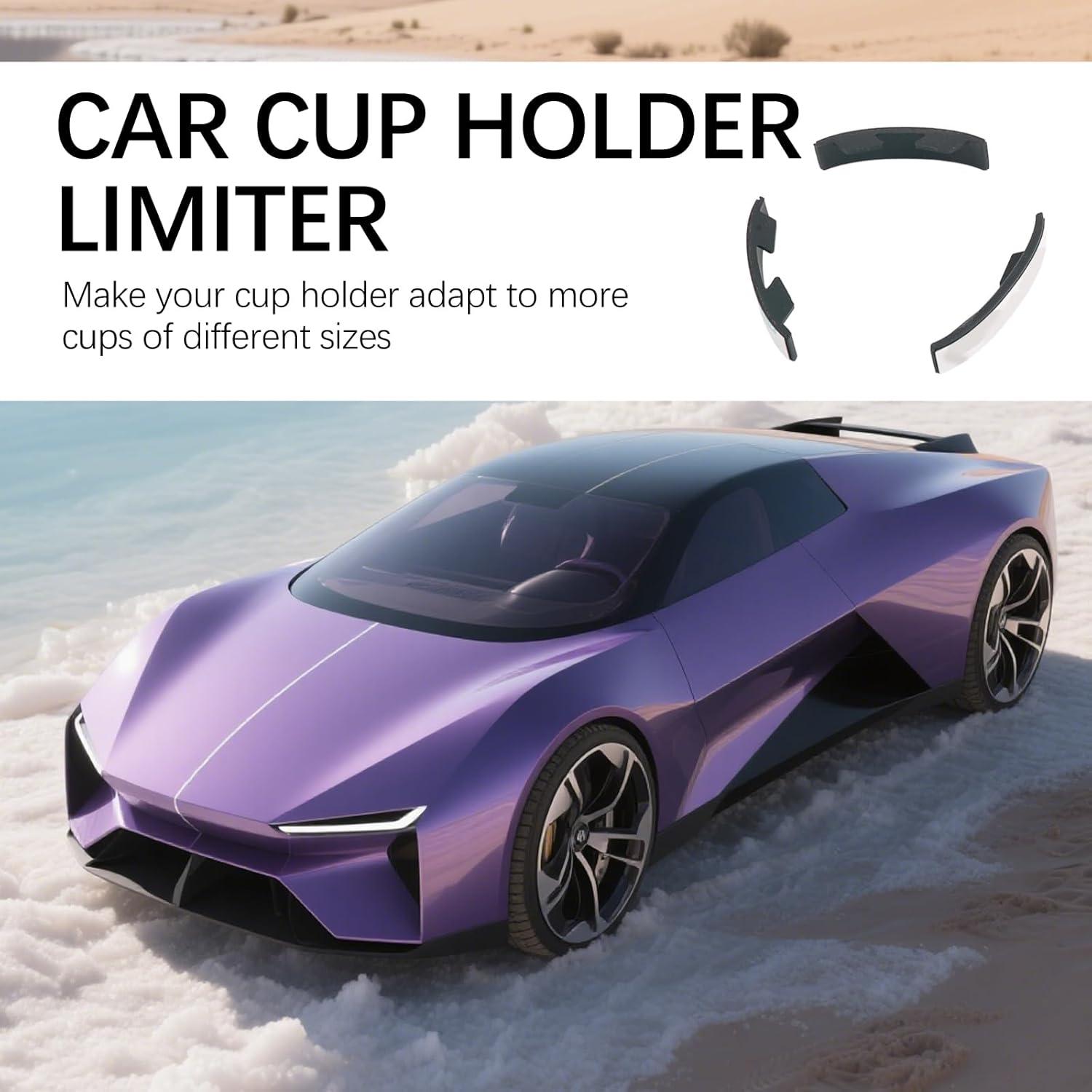 6 Inserciones de Silicona para Portavasos de Coche YGDMD