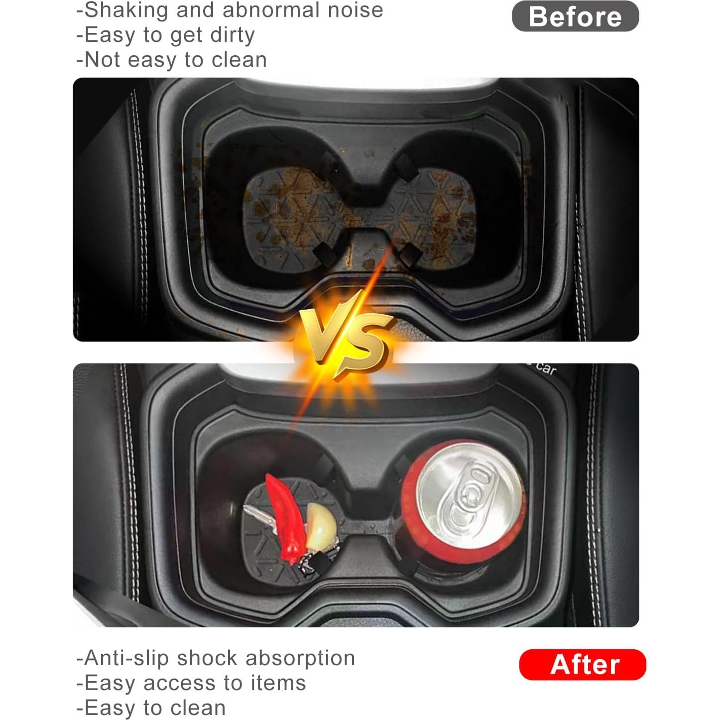 Insertos para Portavasos Toyota RAV4 2019-2022 KEPHTH