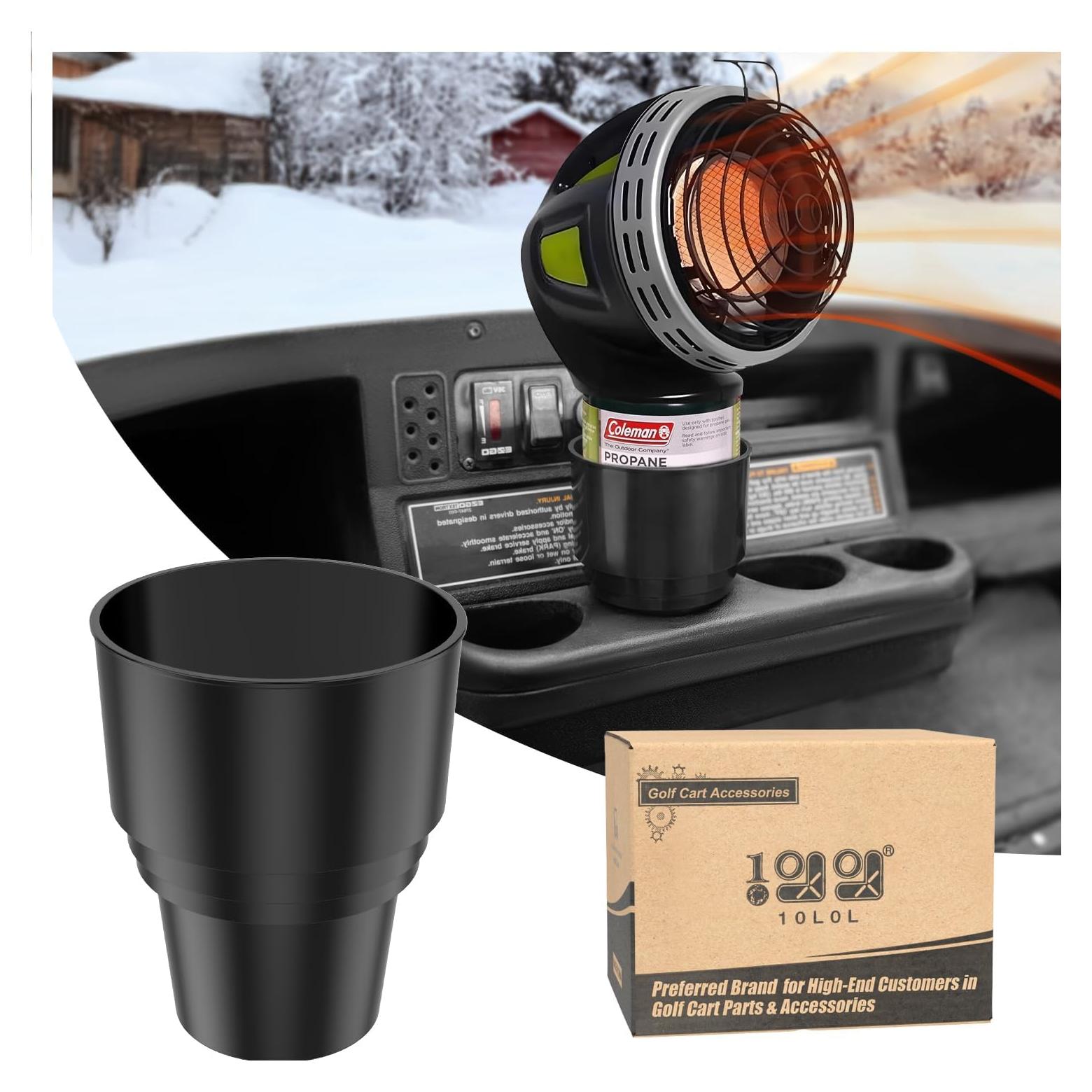 Soporte para Calentador de Propano 10L0L para Carros de Golf