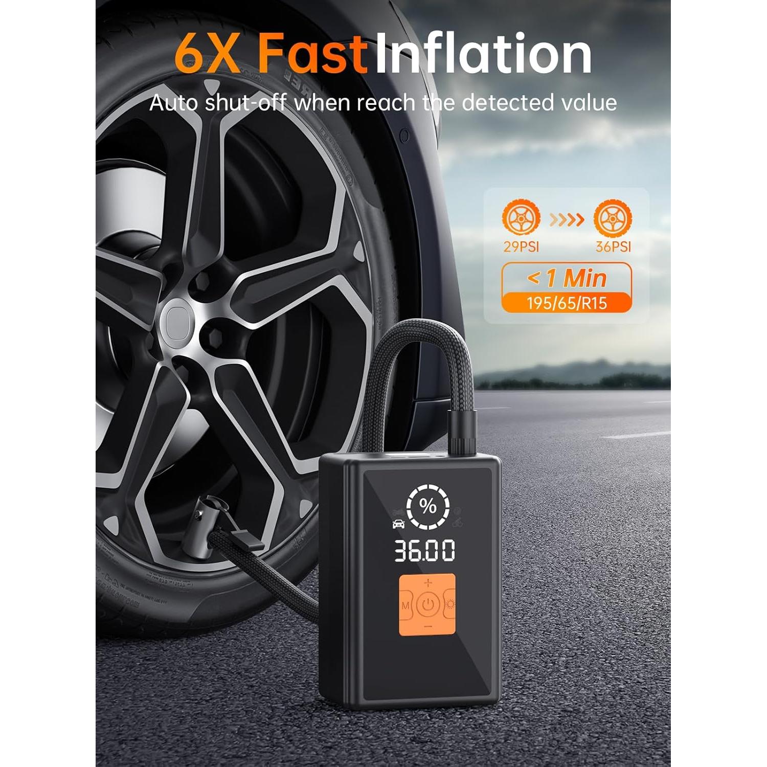 Compresor de Aire Inalámbrico GOSSLIZE HC02 150 PSI 40L/min