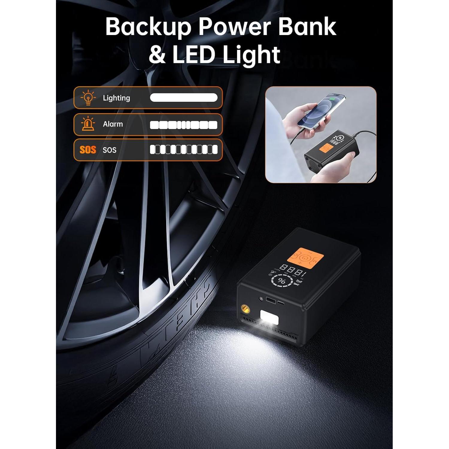 Compresor de Aire Inalámbrico GOSSLIZE HC02 150 PSI 40L/min