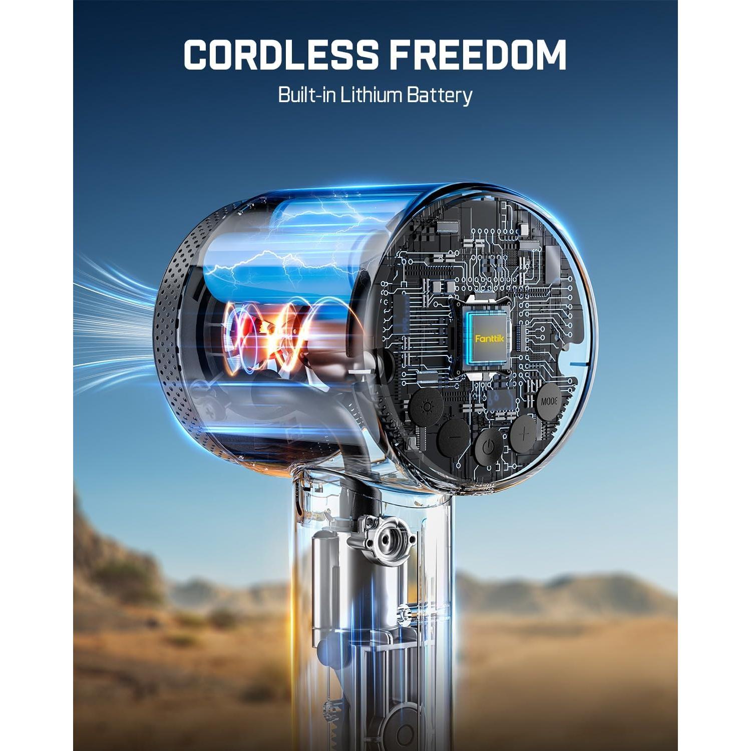 Inflador Soplador Fanttik X9 Clásico 2 en 1 150 PSI Portátil