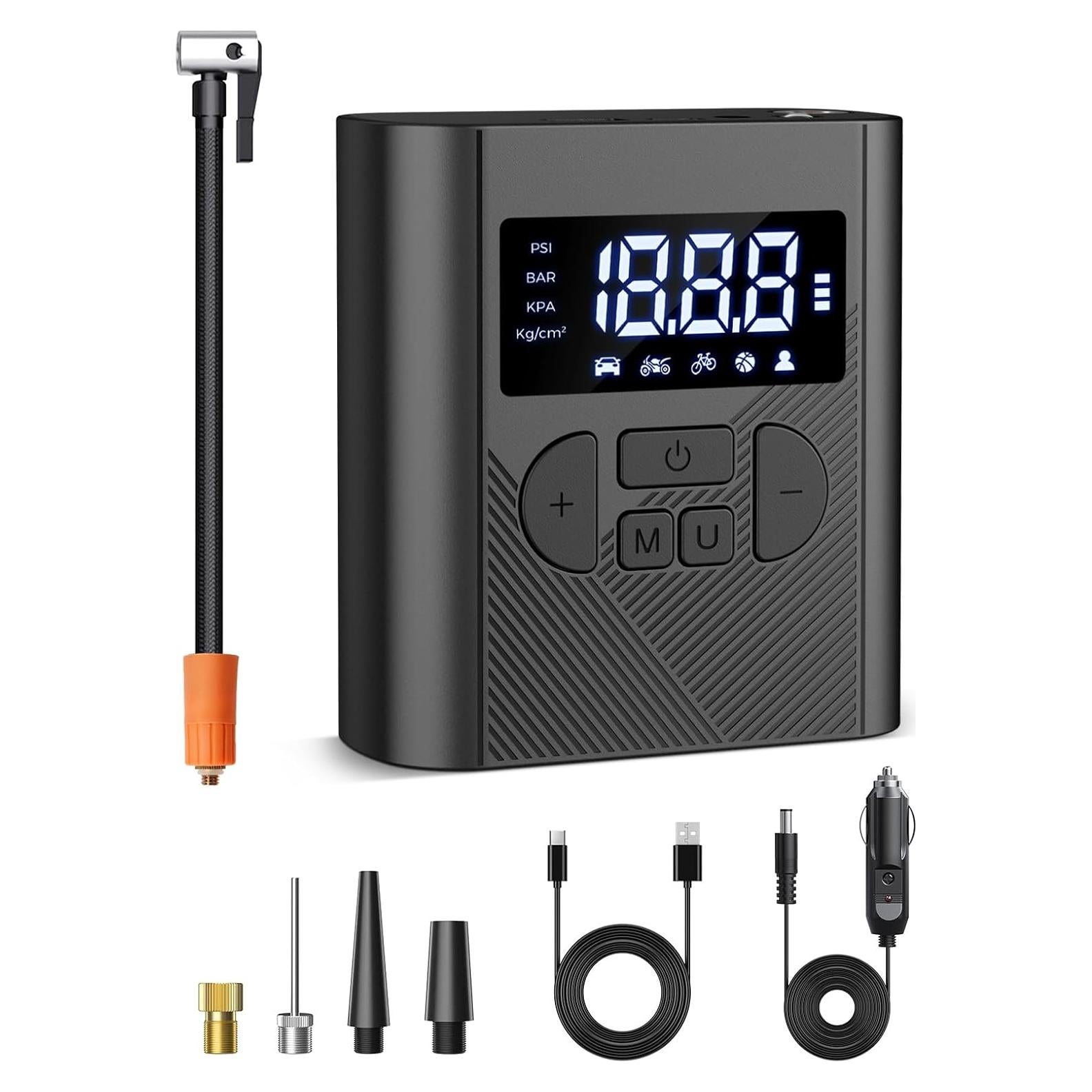 Compresor de Aire Portátil NUSTE 150 PSI Bomba Eléctrica