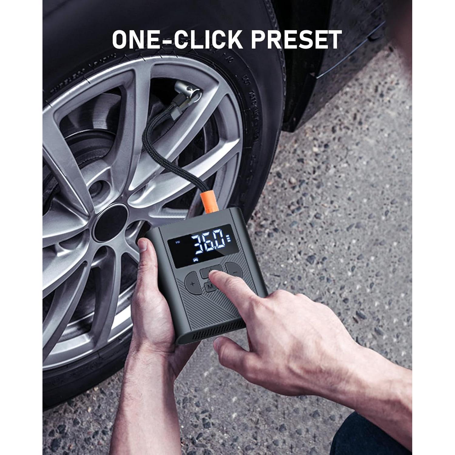 Compresor de Aire Portátil NUSTE 150 PSI Bomba Eléctrica