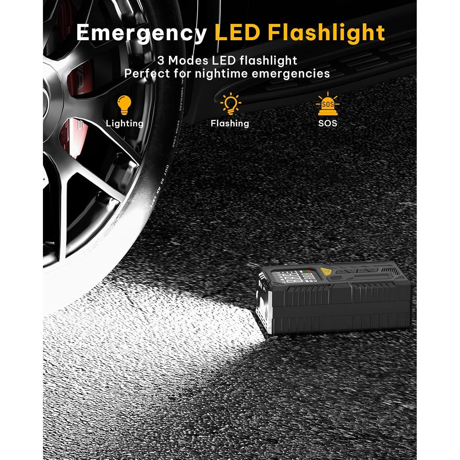 Compresor de Aire Portátil Cimesen 150 PSI Batería Recargable