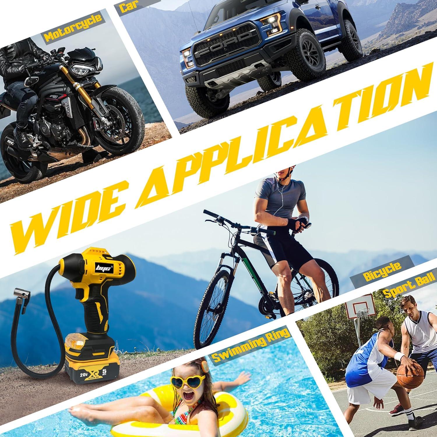 Inflador de Neumáticos Inalámbrico RAYLEEY 20V MAX 160 PSI