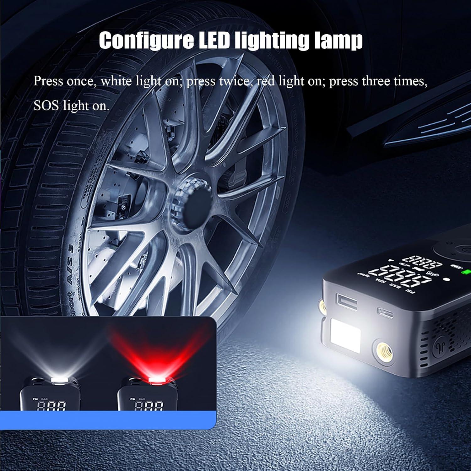 Compresor de Aire Portátil Smiletech Sm-tire-3106 150 PSI