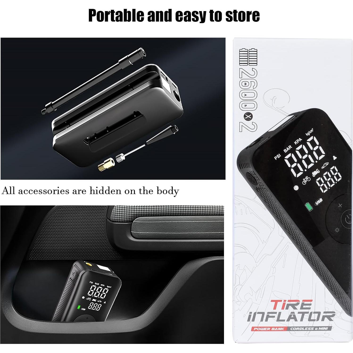 Compresor de Aire Portátil Smiletech Sm-tire-3106 150 PSI