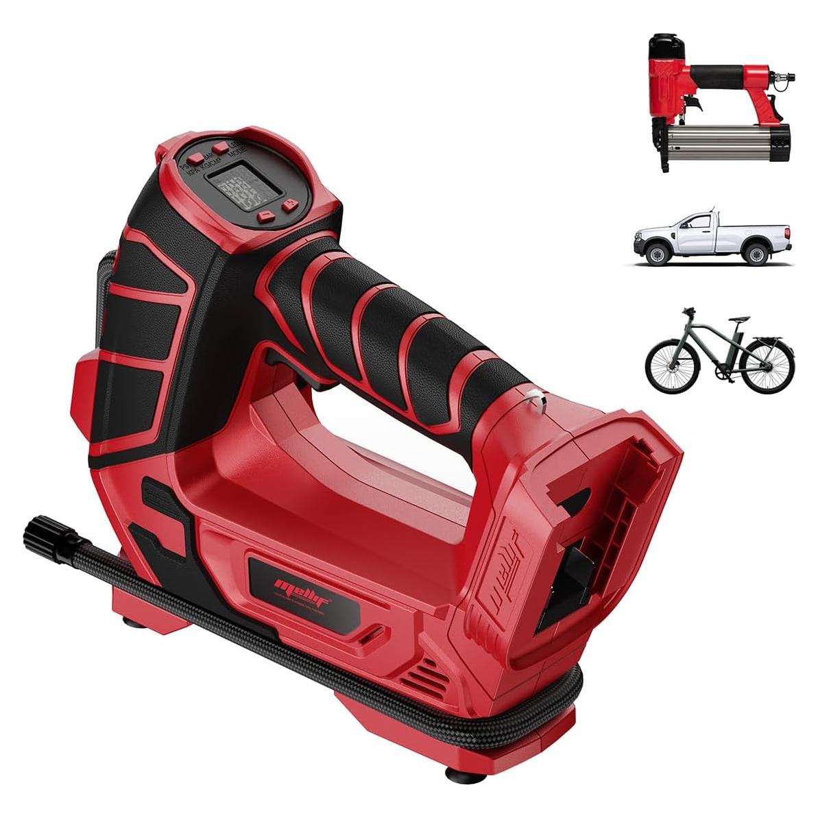 Compresor de Aire Inalámbrico Mayoki 18V 120 PSI para Neumáticos