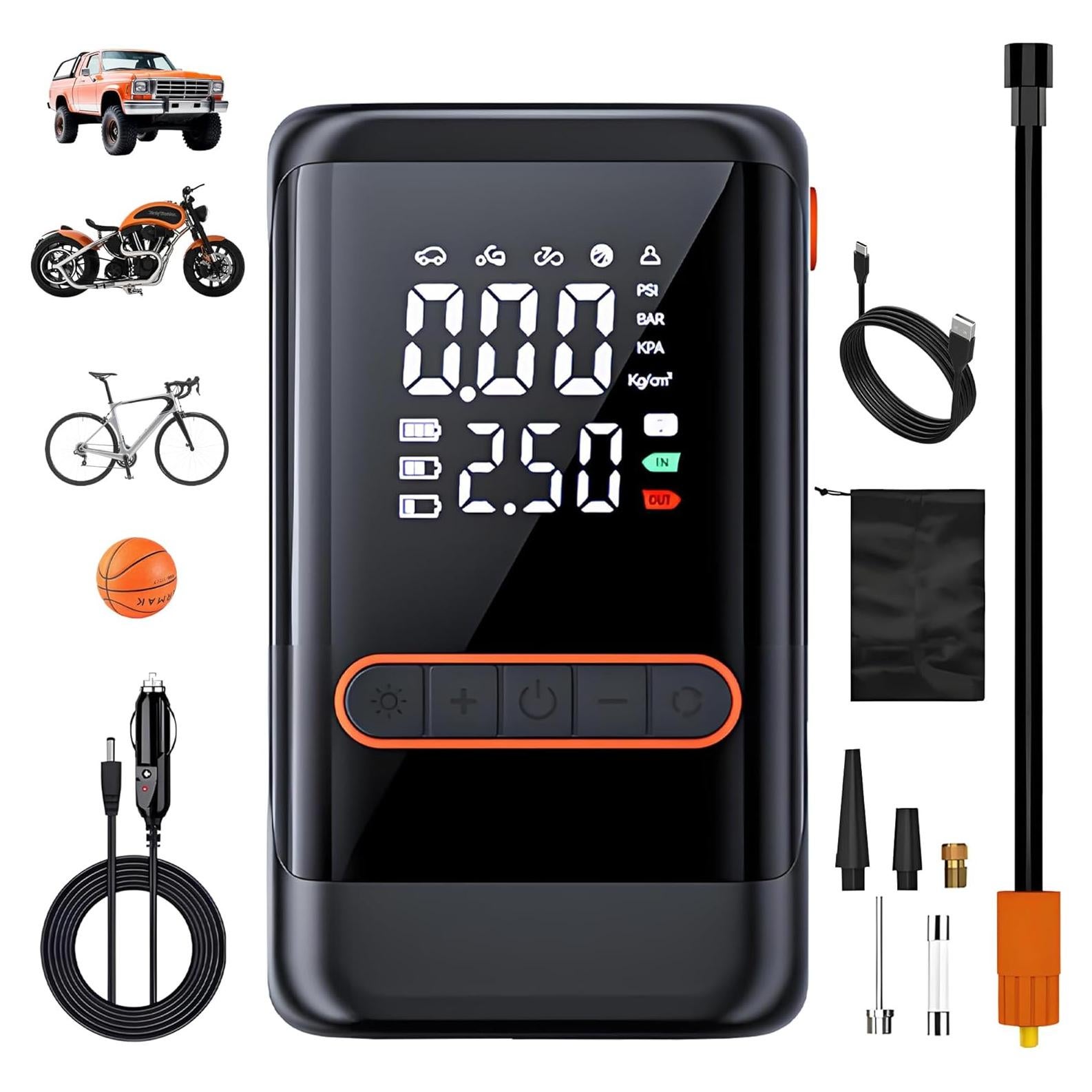 Compresor de Aire Inalámbrico iumulinrui YB-FCBF-02 150PSI