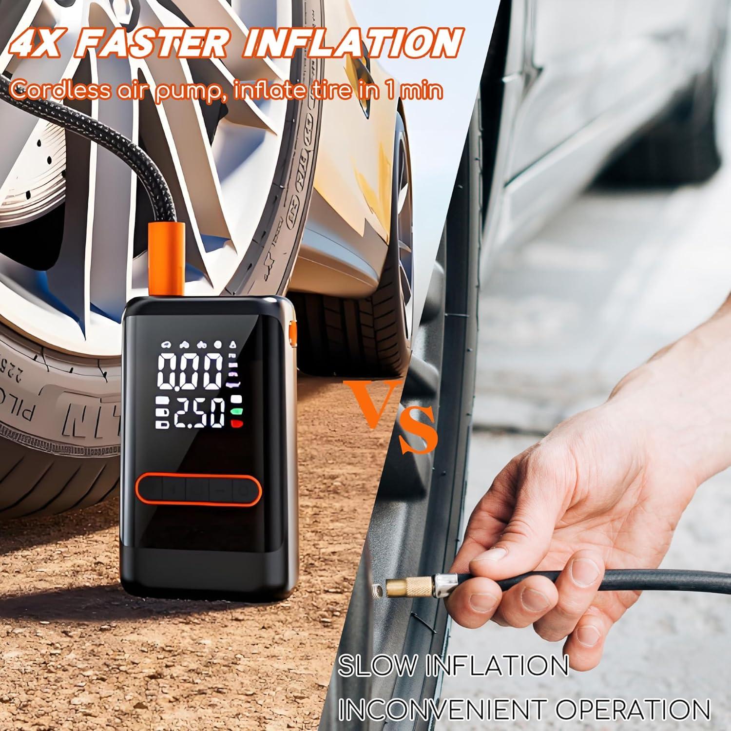 Compresor de Aire Inalámbrico iumulinrui YB-FCBF-02 150PSI