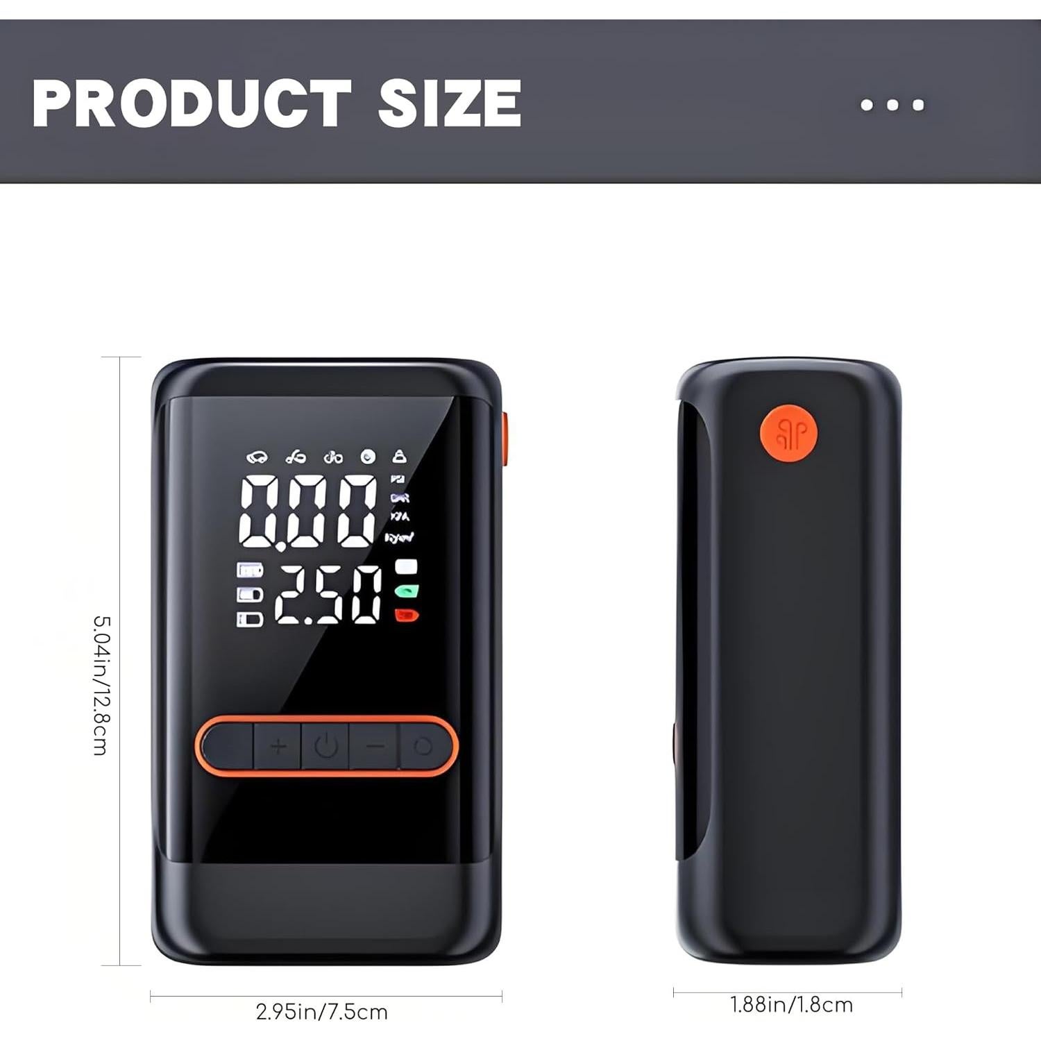 Compresor de Aire Inalámbrico iumulinrui YB-FCBF-02 150PSI