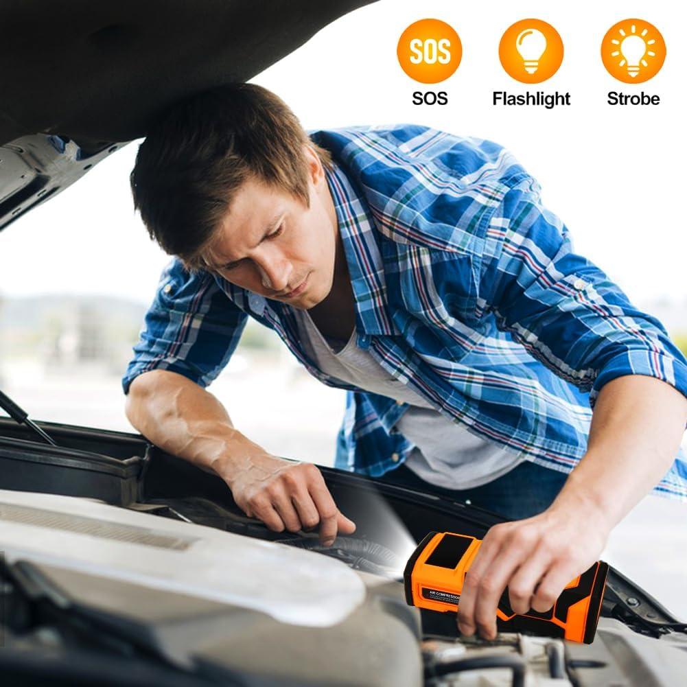 Arrancador de Coche Yttcraft 3000A con Compresor 150PSI