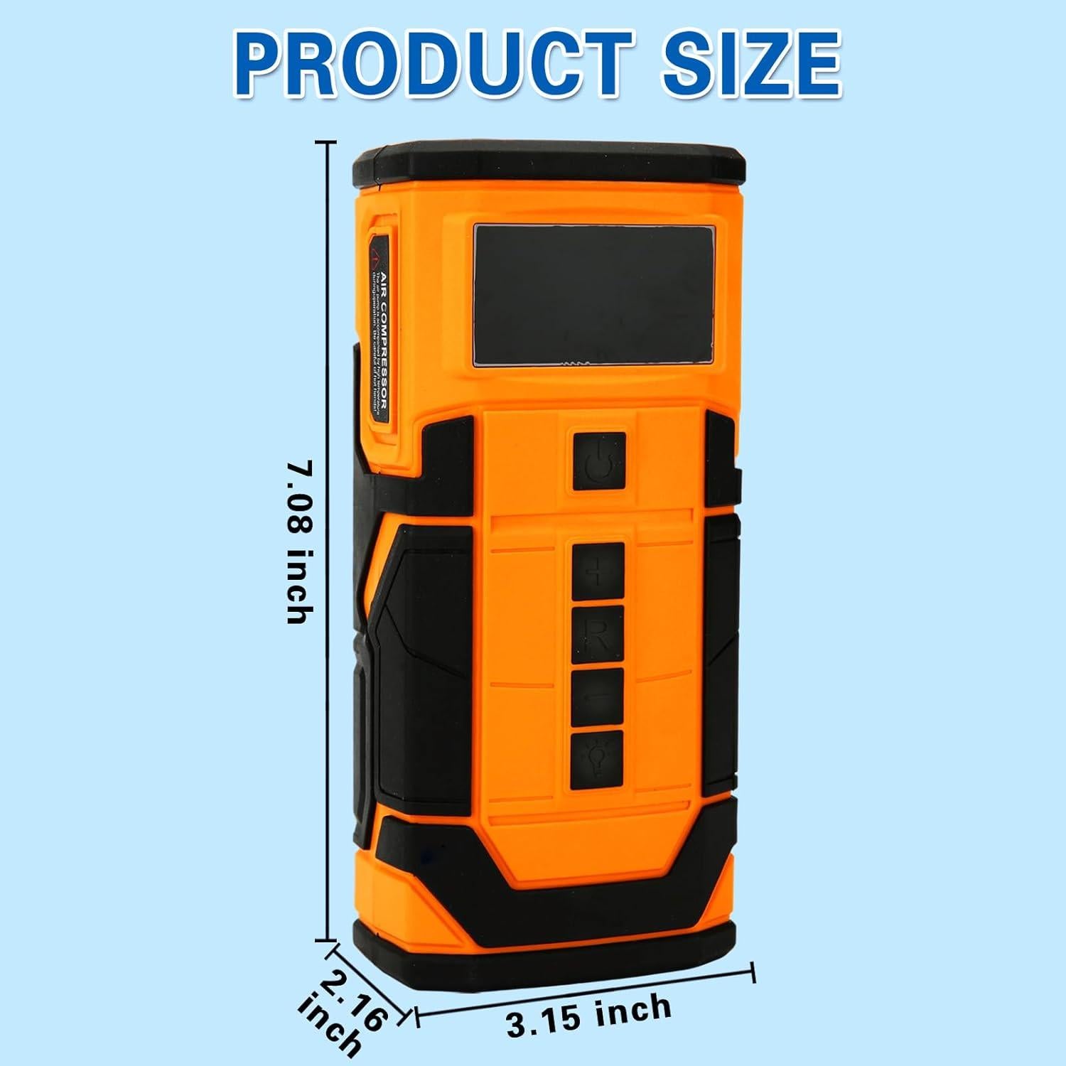 Arrancador de Coche Yttcraft 3000A con Compresor 150PSI