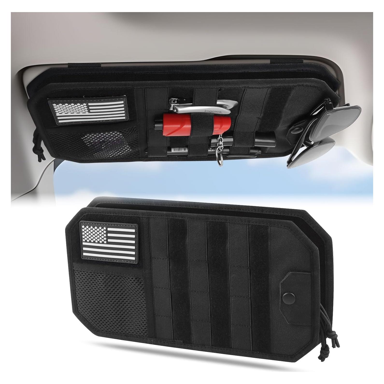 Organizador de Visera de Coche LYCARESUN Negro 32.3x17.8cm