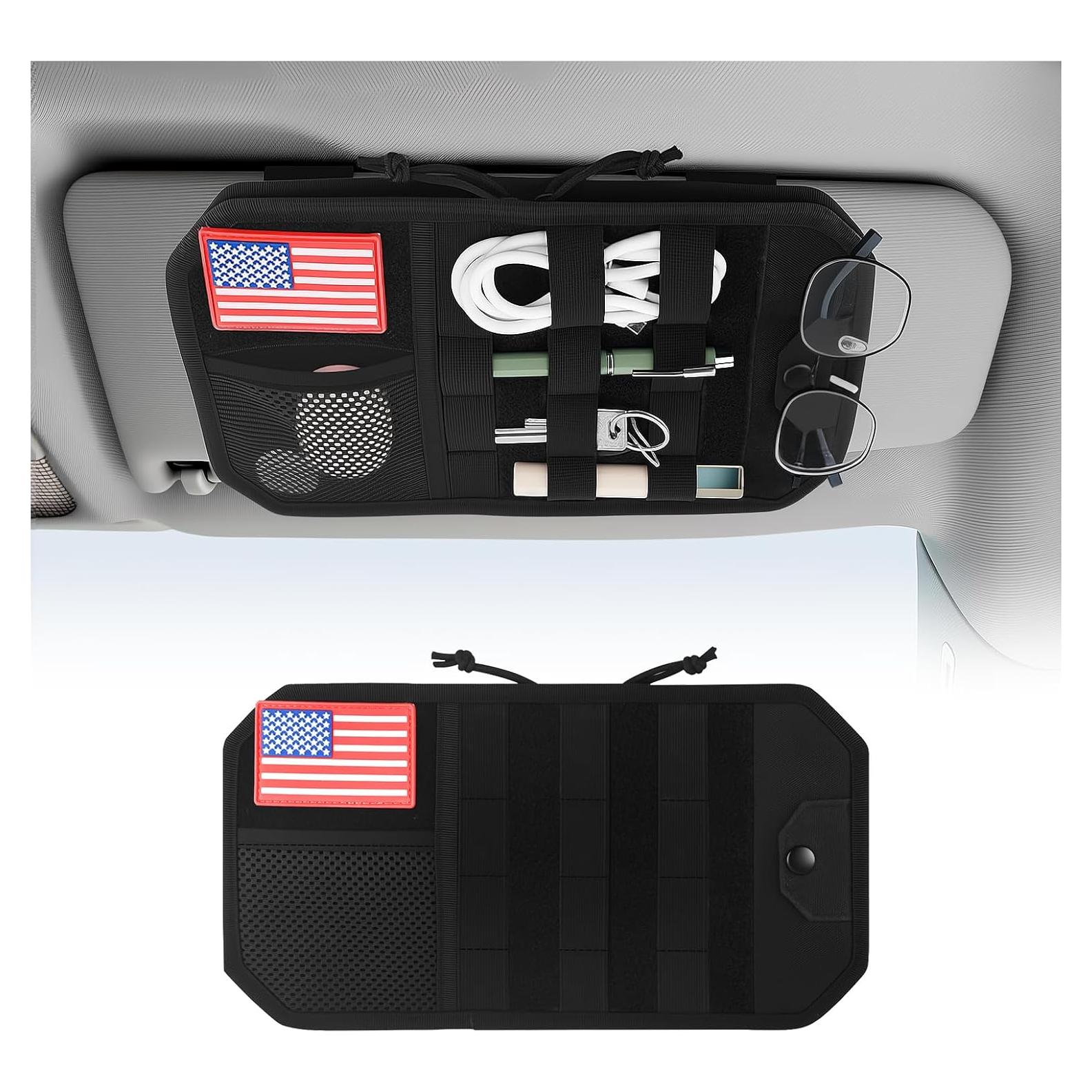 Organizador de Visera de Coche VKQTS 32.5x18.2cm Multifuncional