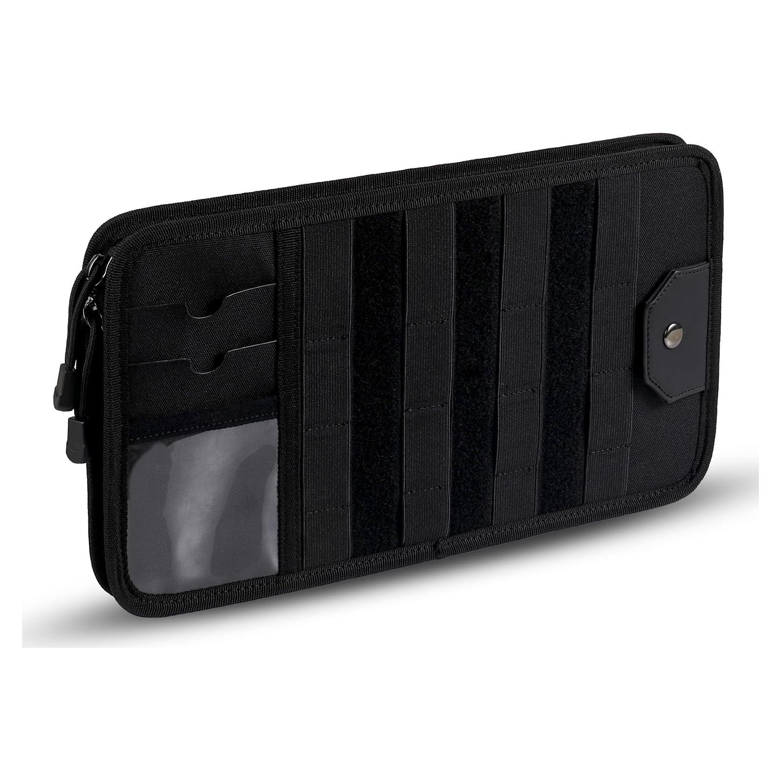 Organizador de Visera de Coche HFLZBRO con Panel MOLLE 32x17.5cm