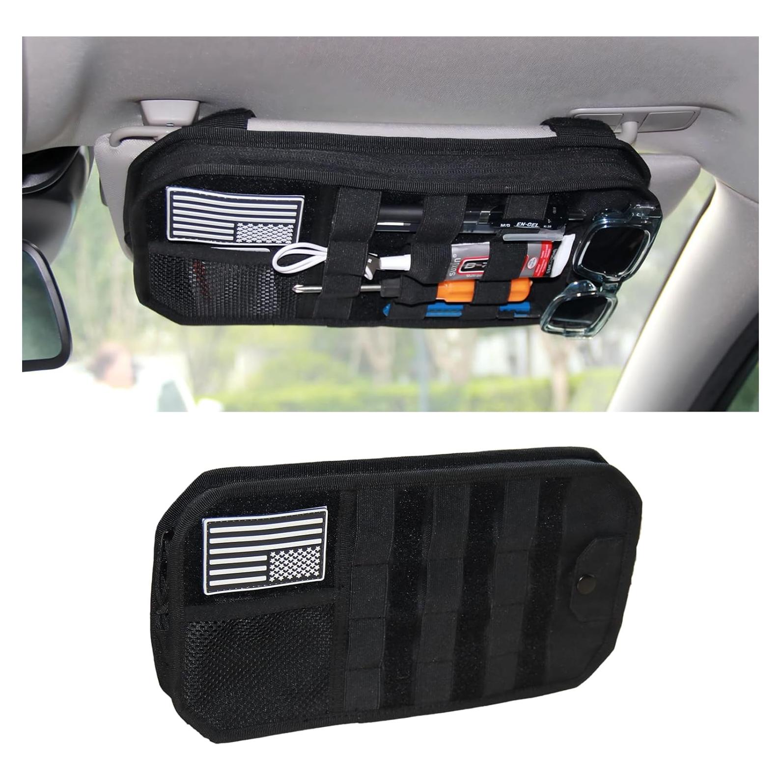 Organizador de Visera Solar Táctico ZODUXI para Autos y Camiones
