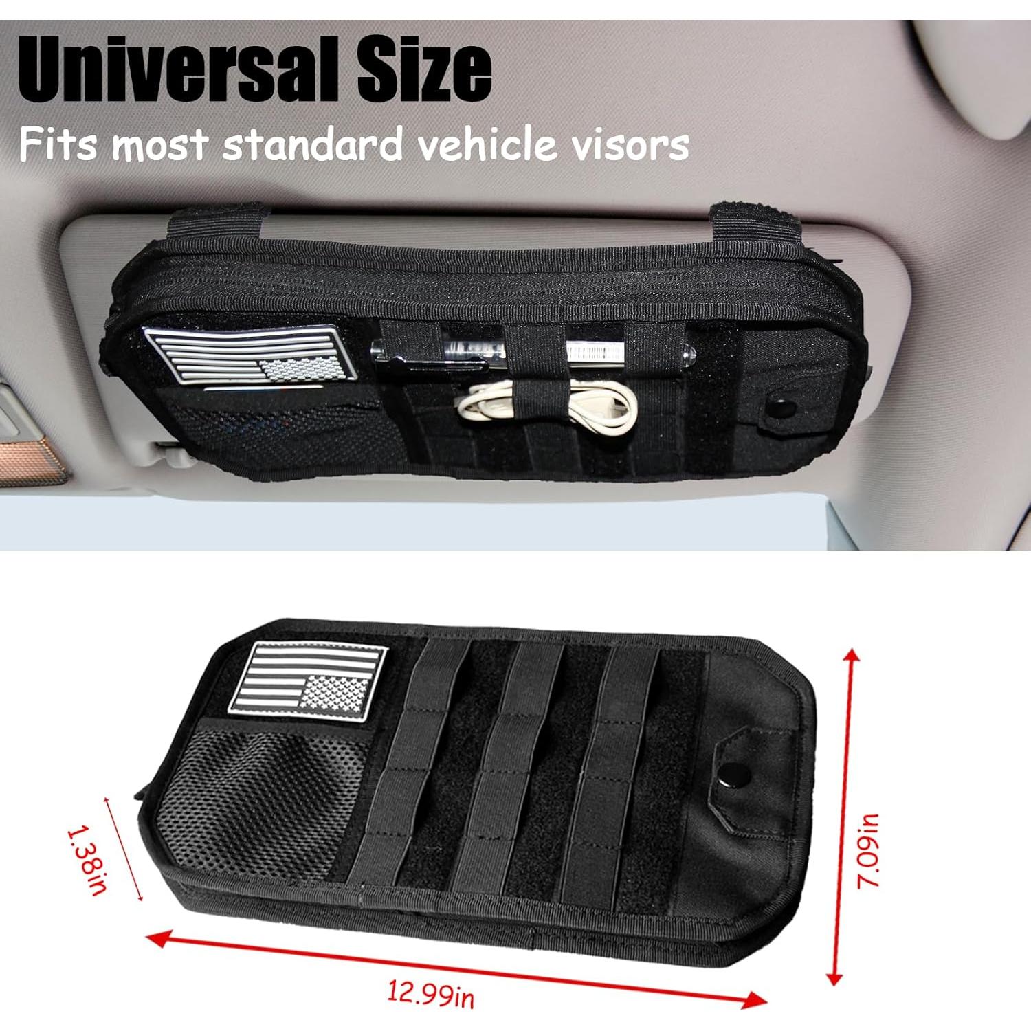 Organizador de Visera Solar Táctico ZODUXI para Autos y Camiones