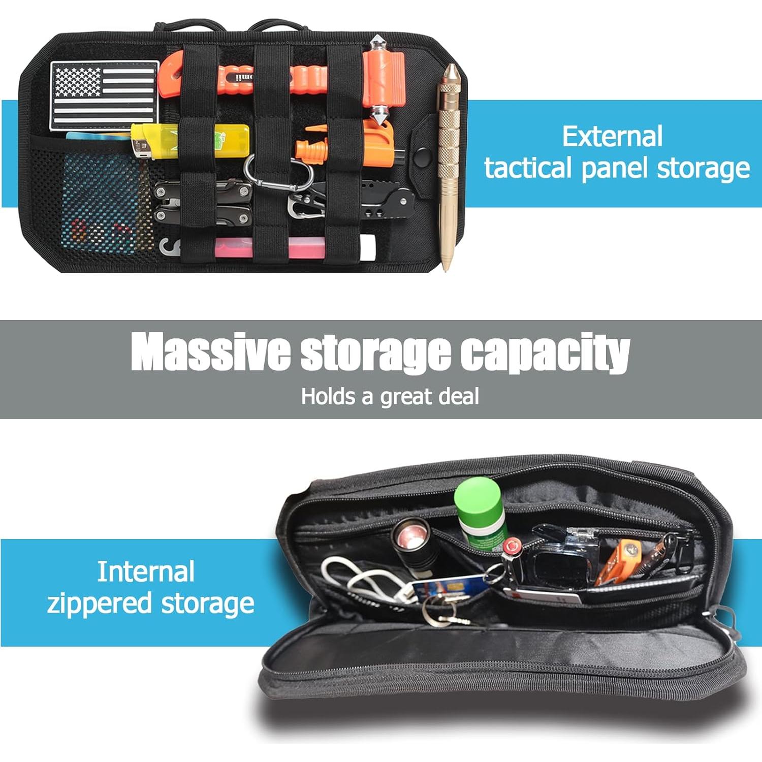 Organizador de Visera Solar Táctico ZODUXI para Autos y Camiones