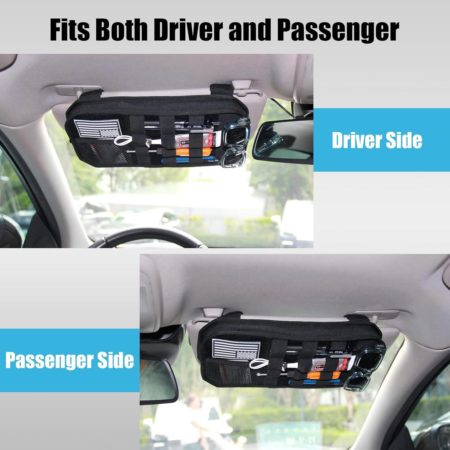 Organizador de Visera Solar Táctico ZODUXI para Autos y Camiones