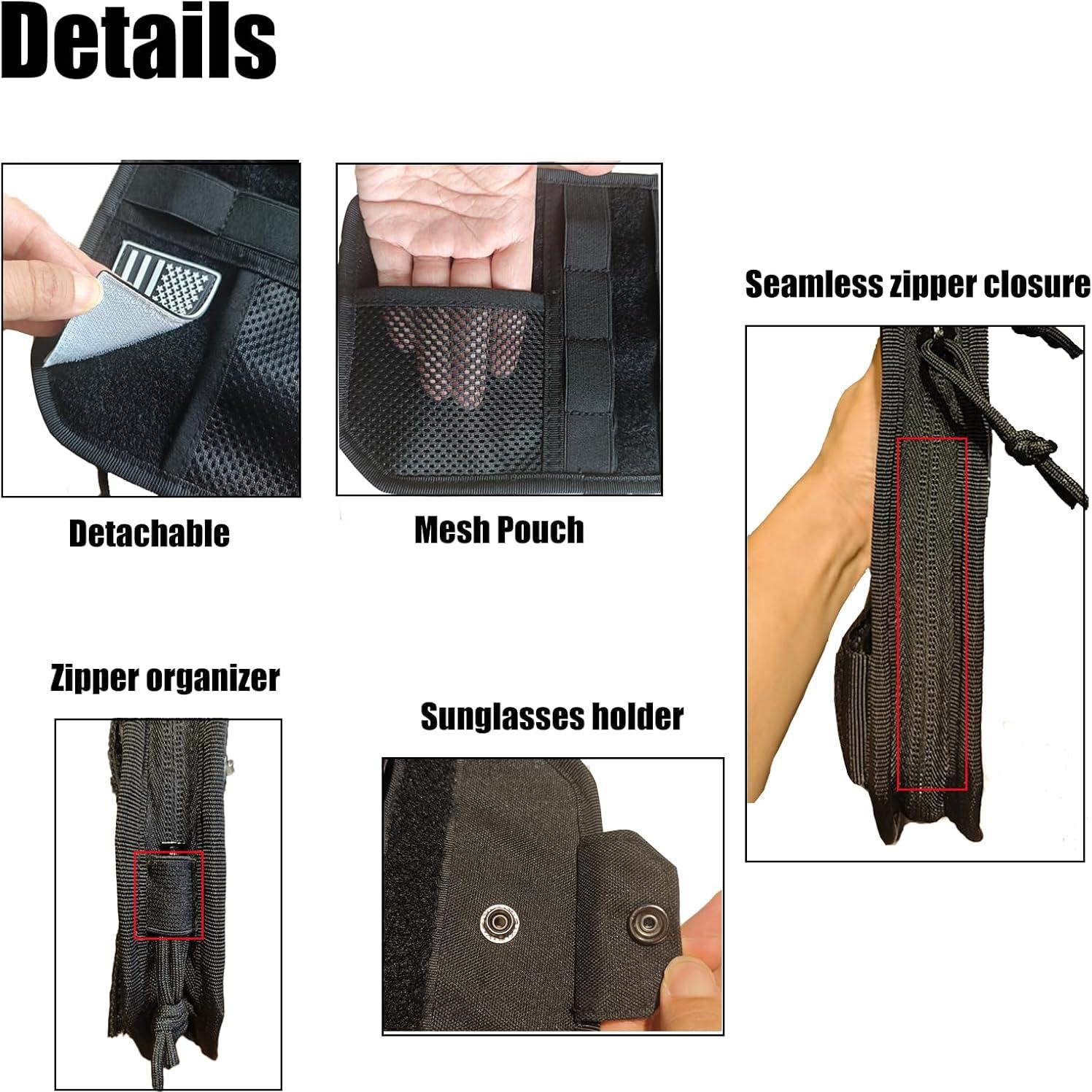 Organizador de Visera Solar Táctico ZODUXI para Autos y Camiones