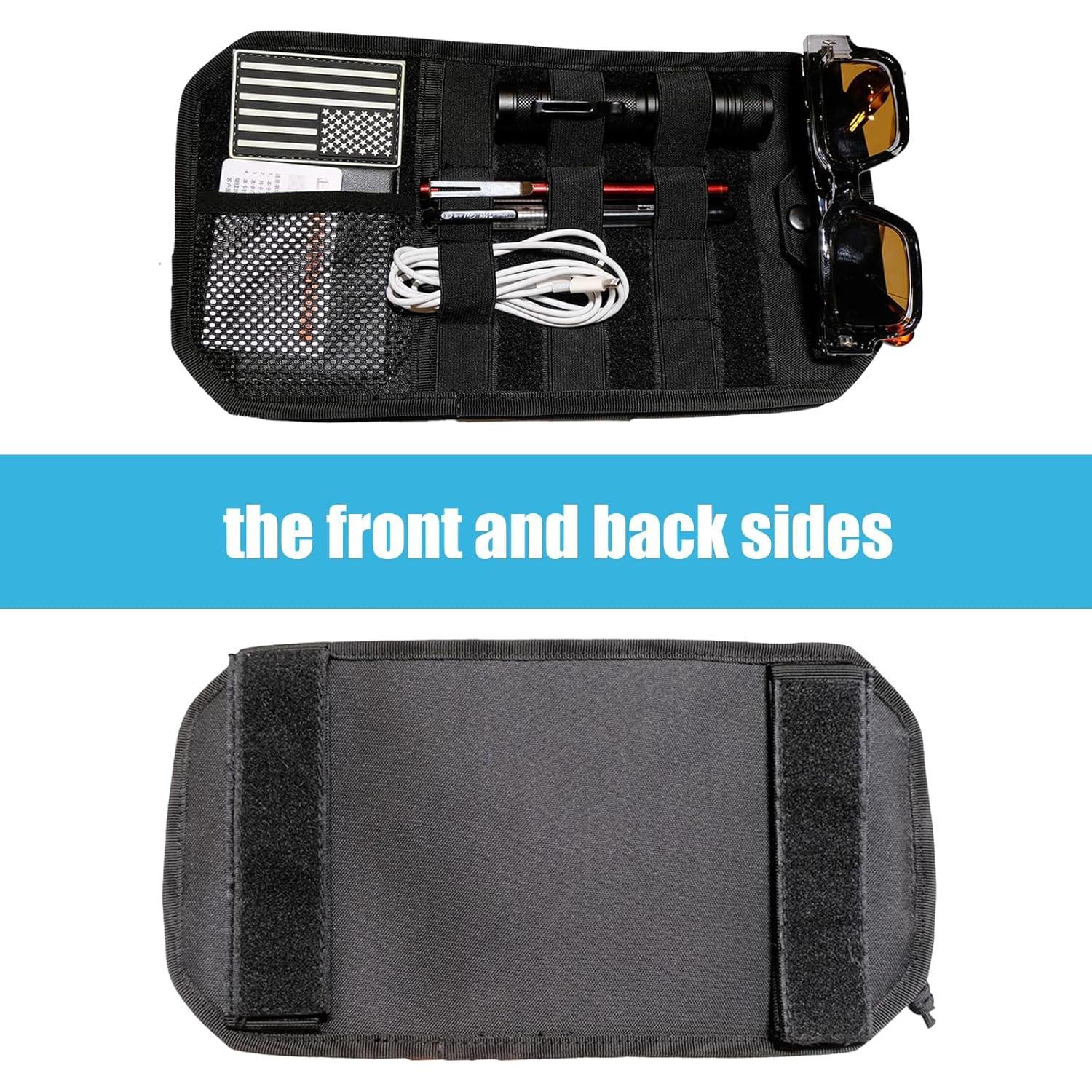 Organizador de Visera Solar Táctico ZODUXI para Autos y Camiones