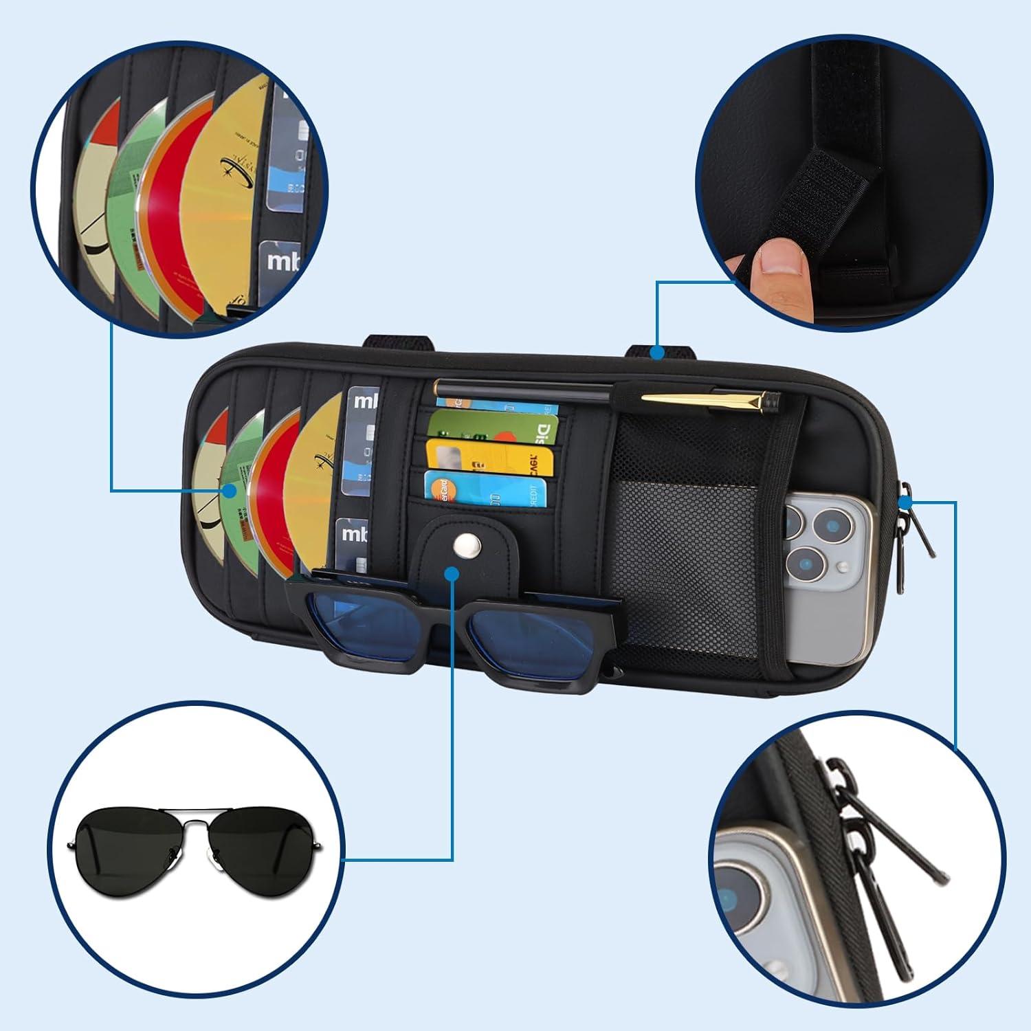 Organizador de Visera para Auto BGMTIMAI BGM-ZYBag01 21 Bolsillos