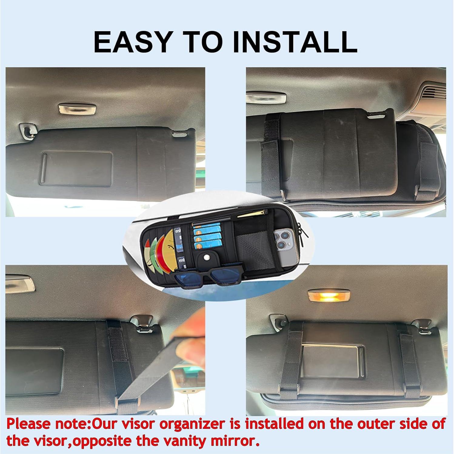 Organizador de Visera para Auto BGMTIMAI BGM-ZYBag01 21 Bolsillos